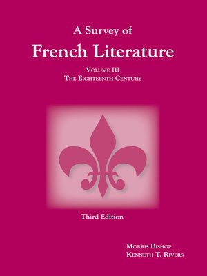 cover image of Survey of French Literature, Volume 3